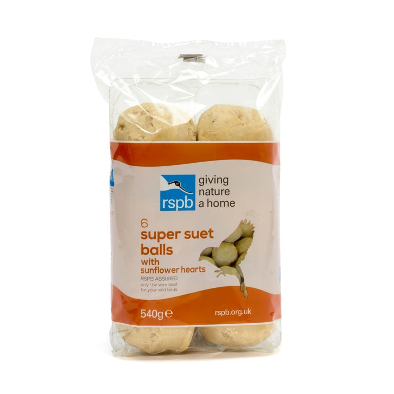 Rspb Fat Balls With Sunflower Hearts Pack 6