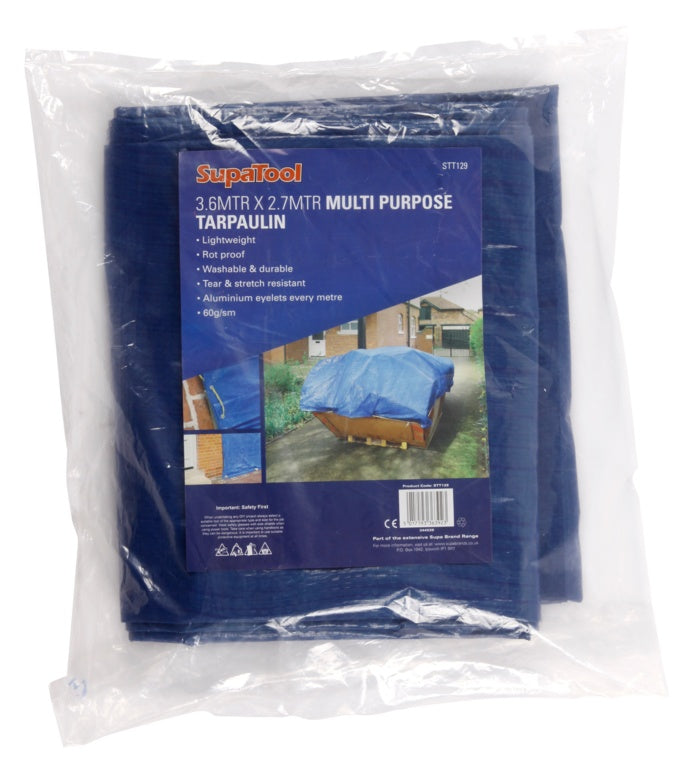 SupaTool Tarpaulin 3.6m x 2.7m