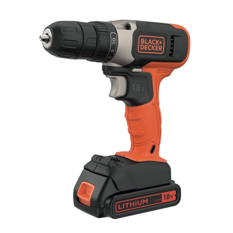 Black & Decker Cordless Drill Driver 18V