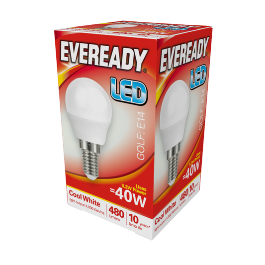 Eveready LED Golf 40W 480lm E14