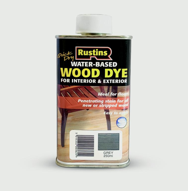 Rustins Quick Dry Wood Dye 250ml Grey