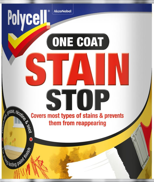 Polycell One Coat Stain Stop 1L