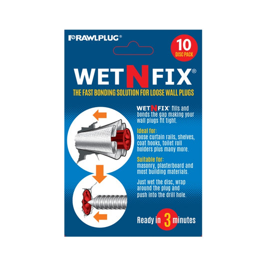 Rawlplug Wet N Fix Repair Patch Pack 10