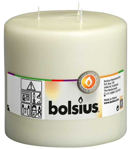 Bolsius Mammoth Candle Ivory 150/150