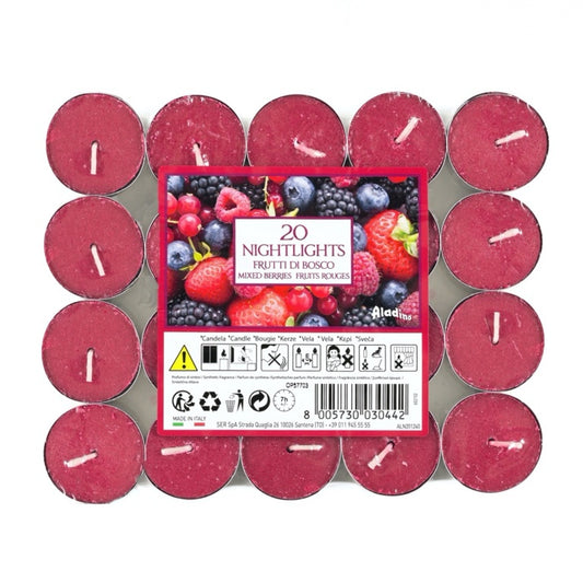 Aladino 7 Hour Nightlights Pack 20 Mixed Berries