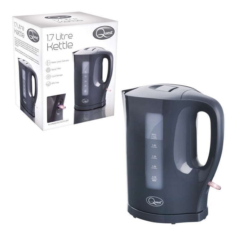 Quest 1.7L Jug Kettle Grey