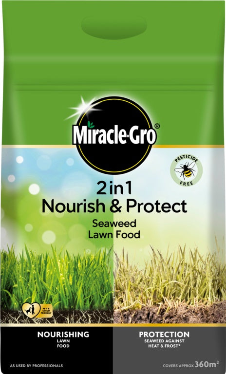 Miracle-Gro® N&P Seaweed Lawn Food 360m2