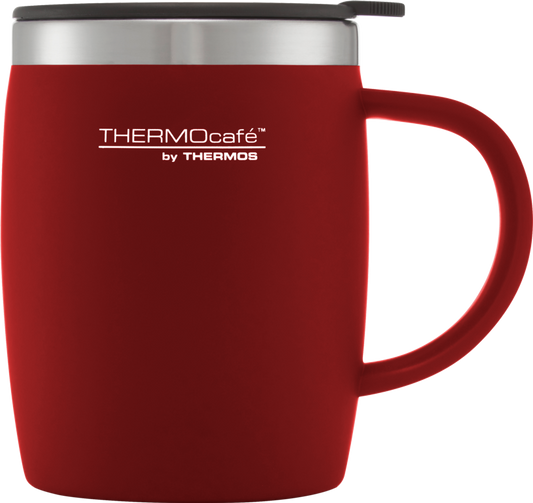 Thermos Thermocafe Soft Touch Desk Mug Red 450ml