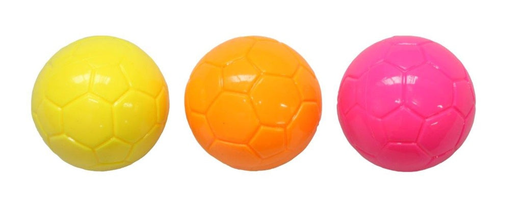 3x Good Boy Pet Glow In Dark Squeaky Football 65mm