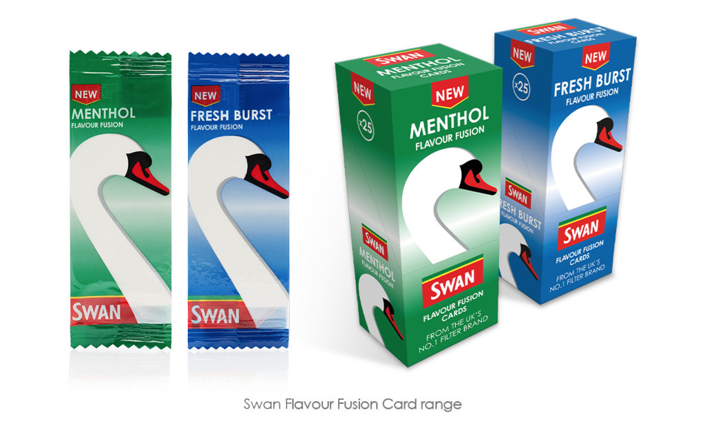 Swan Menthol Flavour Fusion Card Pack 25