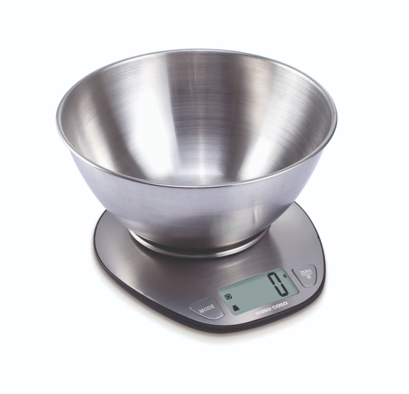 Casa & Casa Stainless Steel Electronic Kitchen Scale Silver