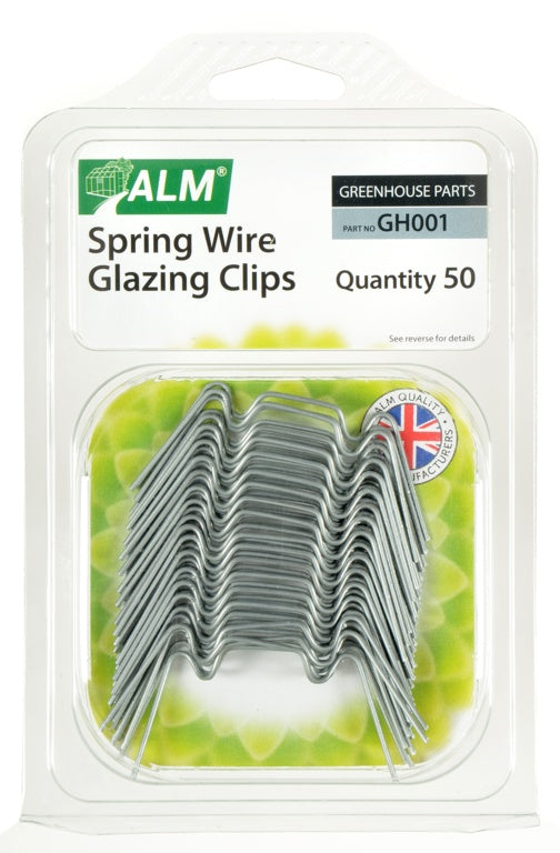 ALM Spring Wire Glazing Clips Pack of 50