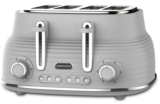 Daewoo Sienna 4 Slice Toaster Cream