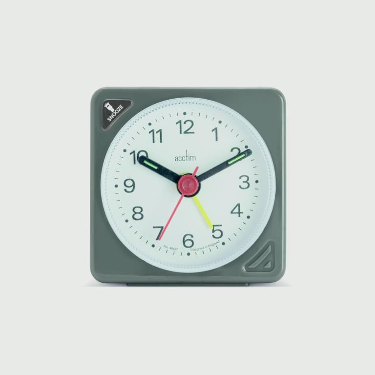 Acctim Ingot Crescendo Alarm Clock Grey