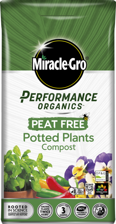 Miracle-Gro® Performance Organic Peat Free Potted Plants Compost 10L