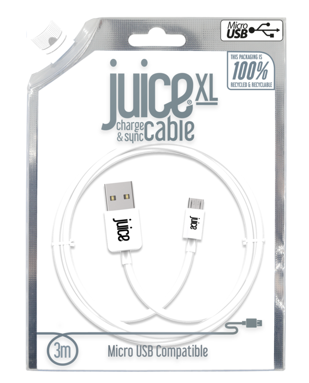 Juice USB Cable 3m White