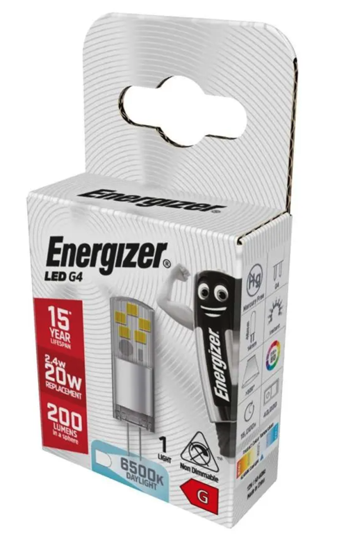 Energizer LED G4 215lm 6500k Daylight 1.8w