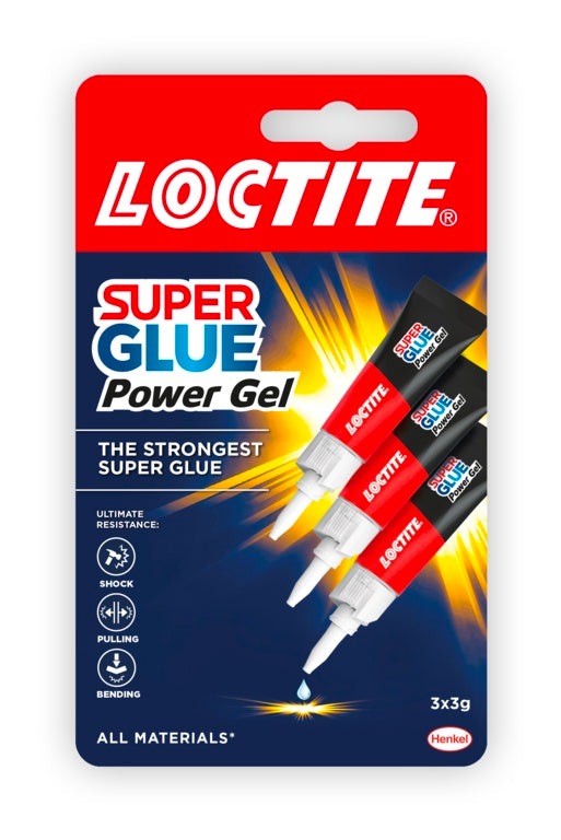 Loctite Maxi Trio Super Glue Gel 3x3g