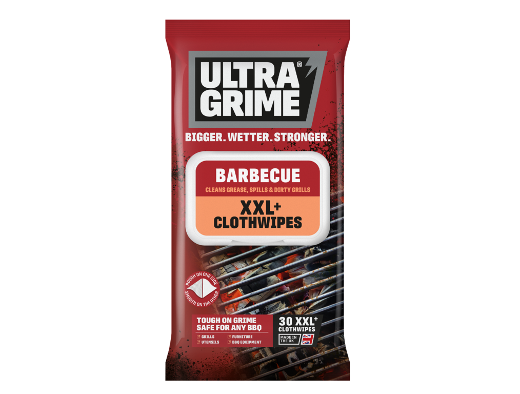 Ultragrime Life BBQ Cloth Wipes XXL 30 Pack