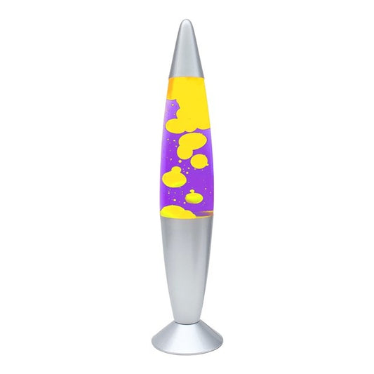 Global Gizmos Purple And Yellow Lava Lamp 16"