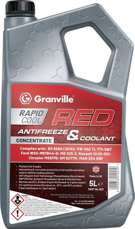 Granville Red Anti-Freeze 5L