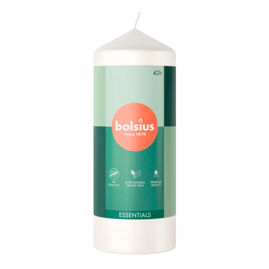 Bolsius Pillar Candle White 150mm x 58mm