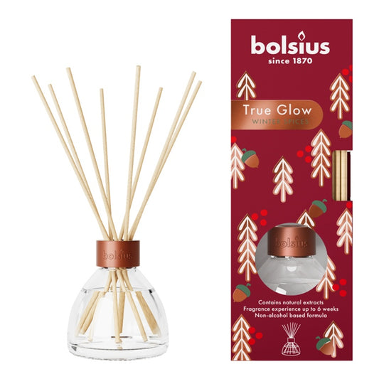 Bolsius True Glow Fragrance Diffuser Winterspice 45ml Glass 45ml