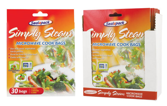 Sealapack Simple Steam Cook Bags 30 Pack