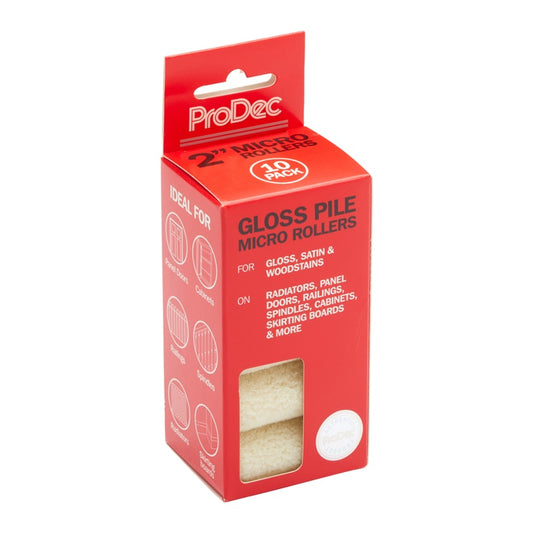 ProDec Gloss Pile Micro Rollers 2" 10 Pack