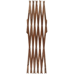 Ambassador Trellis with Metal Rivets 8mm Brown 6ft x 1ft