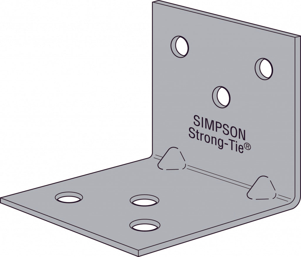 Simpson Strong Tie Light Reinforced Angle Bracket 40 x 40 x 40