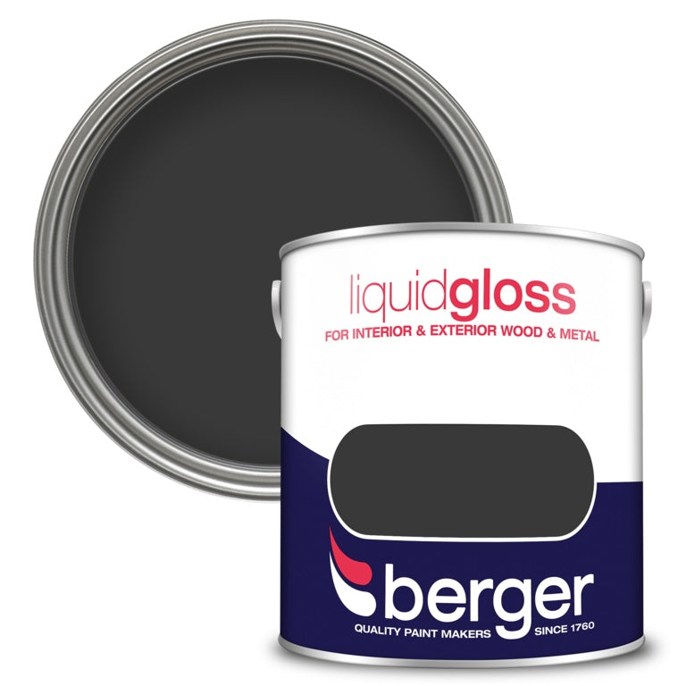 Berger Liquid Gloss 2.5L Black