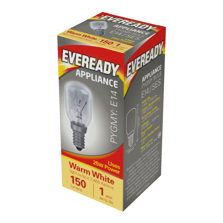 Eveready Pygmy 25W SES Clear Pack 10