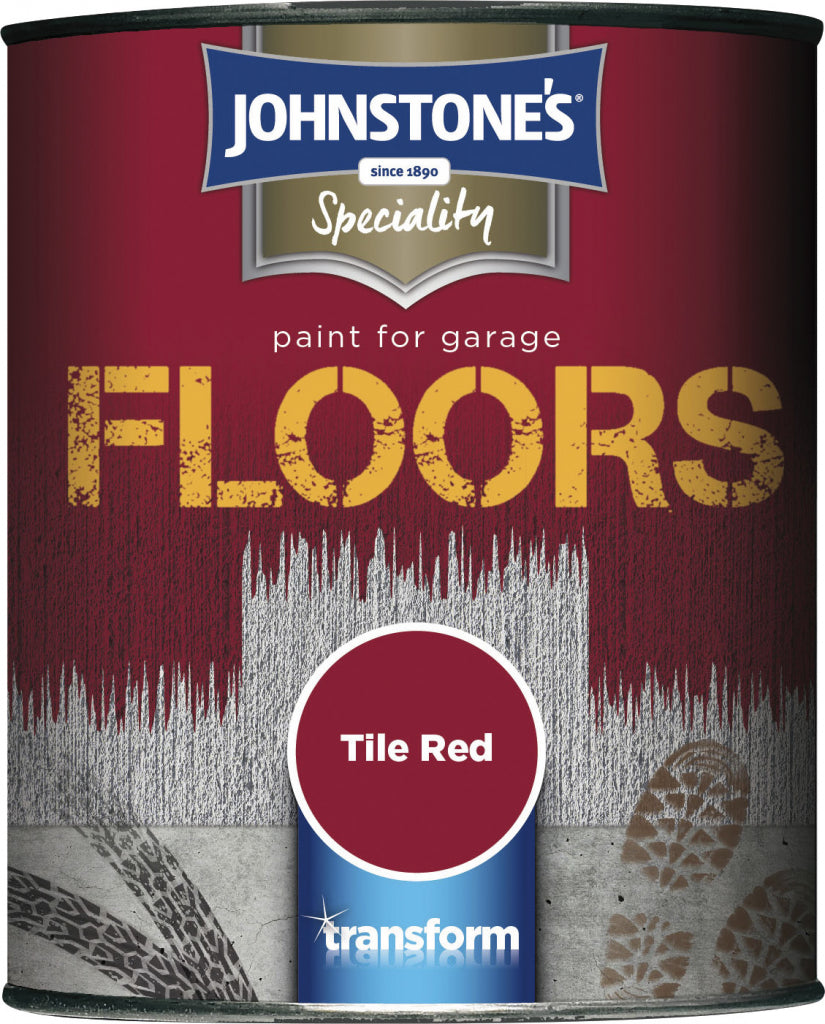 Johnstone's Garage Floor Paint Semi Gloss 750ml Black