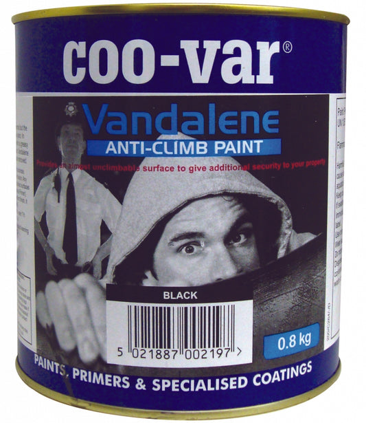 Coo-Var Vandalene Anti-Climb Paint Black 2.0kg